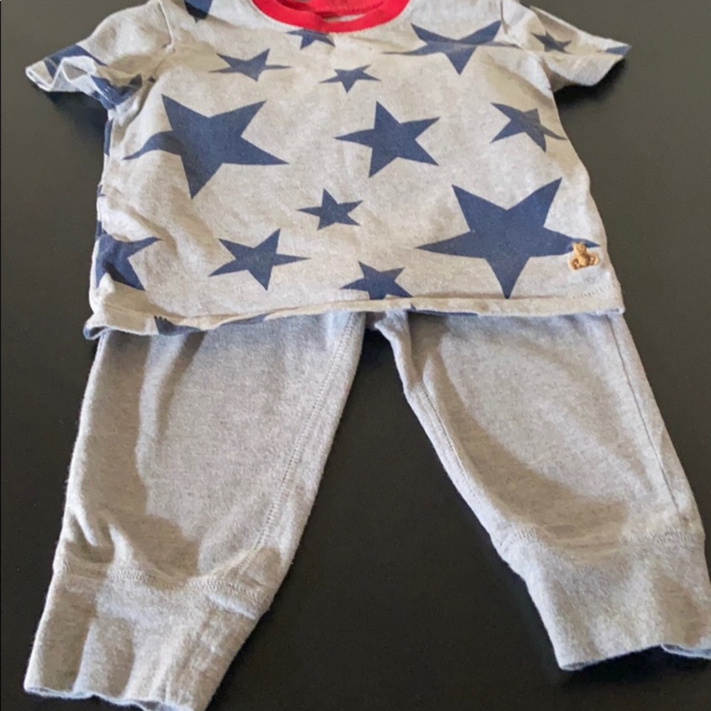 Really Cute Baby Boy Blue Red&Gray GAP Pants Set